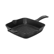 SartéN Grill de Hierro Fundido Lava LVPGT2020K0BL 1L 20 CM Negro