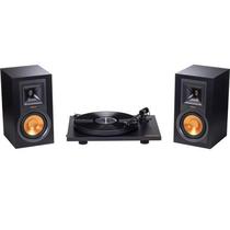 Toca Discos Klipsch + Alto Falantes R-15PM 2-Way de Estante Preto - 1062948