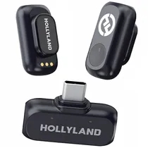 Microfone Sem Fio para Smartphone Hollyland Lark A1 Mini Duo com USB-C - Space Gray