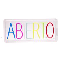 Placa LED Abierto S2114 45X20CM / USB