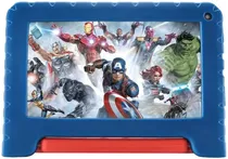Tablet Multi NB625 Marvel Avengers 7" Wi-Fi/Bluetooth 2+2GB/64GB - Azul/Vermelho