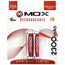 Pilha Recarregavel AAA Mox MOB2AAA23 de 2.300 Mah 1.2V - 2 Unidades