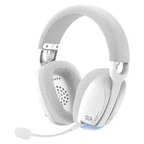 Headset Gamer Redragon Skuld Pro H878WG Wireless – Branco Cinza