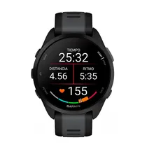 Relogio Smartwatch Garmin Forerunner 165 010-02863-Ac Amoled BLK/Gray