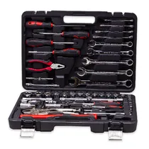 Kit de Ferramenta E078001 com 78 Peças - Preto/Vermelho
