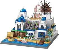 Blocos de Construção Architecture Santorini Wange - 6230 (1372 Peças)