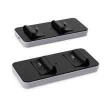 Carregador para Bateria de Controle Dobe TP5-0591 para Controle PS5 / Dual - Preto/Branco