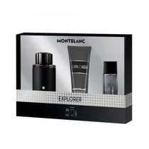 Kit Perfume Montblanc Explorer Edp Masculino 3PCS