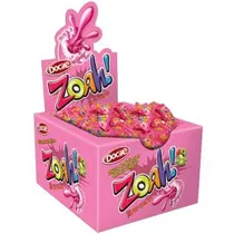 Chicletes Docile Zoah com Recheio Tutti Frutti 200G
