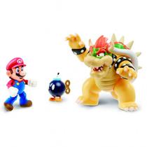 Jakks Super Mario Bowser VS Mario Diorama Set 5124