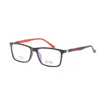 Armação para Óculos de Grau Visard 9153 C-3 Tam. 54-18-143MM - Preto/Vermelho