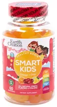 Earth's Creation Smart Kids Omega+Dha Fruits (60 Gummies)