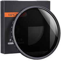 Filtro de Lente K&F ND2-ND400 Serie Nano-B (1-9 Pasos) 77MM (KF01.1113)