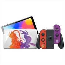Console Nintendo Switch Oled 64GB Pokemon Scarlet & Violet Edition - Laranja / Roxo (Heg-s-Keaaa)