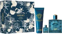 Kit de Versace Eros Parfum 100ML Y 5ML + Shower Gel 150ML - Masculino