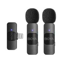 Sistema de Microfono Inalambrico Boya BY-V2 2TX + RX