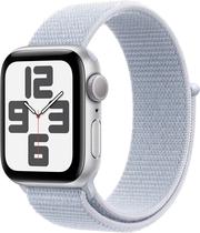 Apple Watch Se 2 (GPS) Caixa Aluminio Silver 40MM Pulseira Loop Esportiva Blue Cloud A2722