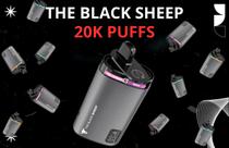 Pod Descartavel The Black Sheep 20000 Puffs - Fresh Mint + Menthol