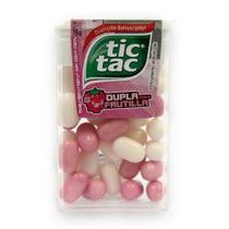 Bala Tic Tac Dupla Morango 16G