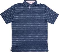 Outlet Camiseta Polo Walter Hagen MGA31303 Navy Listrada - Masculina