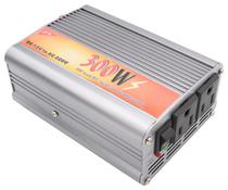 Inversor de Voltagem para Carro Power Inverter 12V A 220V 300W - Prata