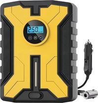 Compressor de Ar Portatil Multifuncional YD-929A Preto/Amarelo