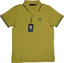 Outlet Camiseta Polo Psycho Bunny B6K136 Masculina - Custard