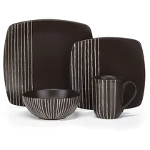 Jogo de Jantar Cuisinart CDST1-S4B Marrom - 16 Peças