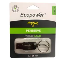 Pendrive Ecopower Mega 32GB - Preto
