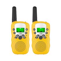 Walkie Talkie Radio Ie Travel T-388 Set com 2 Pecas / Ate 3KM / A Pilha (Nao Incluida) - Amarelo