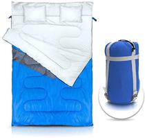 Saco de Dormir Casal Nautika Kuple Azul/Cinza