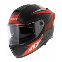 Capacete Axxis Hawk SV Evo Titan - Fechado - Tamanho XL - com Óculos Interno - Matt Red