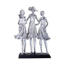 Figura Decorativa Concepts 438-7012715 43 CM Plata