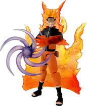 Boneco Naruto Uzumaki Tailed Beast Cloak Anime Heroes Bandai - 37711