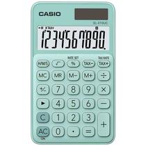 Calculadora Casio SL-310UC-GN-N-DC de 10 Digitos Solar/Bateria - Verde