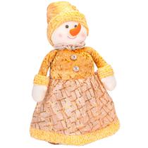 Boneco de Neve de 40CM Estica Ate 76CM Dorado