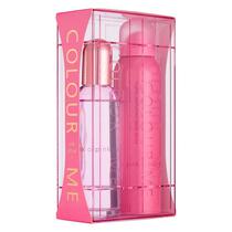 Perfume Colour Me Pink Gift Set - Eau de Parfum 100ML + Body Spray 150ML - Feminino