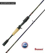 Sumax Pesca Vara VSC-561-MHC Fibra de Carbono 1.82MTS Negro