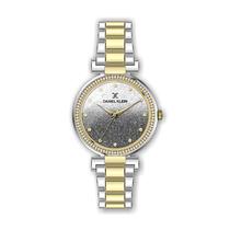 Relogio Analogico Feminino Daniel Klein Premium DK.1.12491-6 - Prata e Dourado