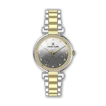 Relógio Analógico Feminino Daniel Klein Premium DK.1.12491-6 - Prata e Dourado