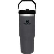 Garrafa Termica Stanley Tumbler Flip com Pico e Alca - Cinza/Preto 887ML