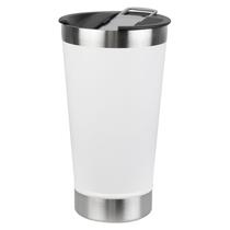 Copo Termico Midi Pro MDP-473 - 473ML - com Tampa e Abridor - Branco