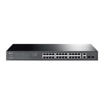 Switch TP-Link TL-SG1428PE - 26 Portas / 2 Portas Gigabit SFP - 1000MBPS - Cinza