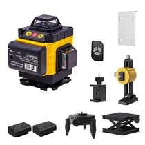 Ferra Nível Laser ET2362 / 3D-4D / 20M / 12 Linhas Verdes - Preto/ Amarelo