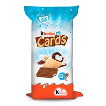 Chocolate Kinder Cards com 12 Unidades 307G