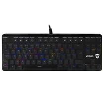 Teclado Gamer Mecanico Satellite GK-501 USB / RGB / Portugues - Preto