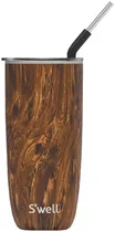 Copo Térmico com Canudo sWell Tumbler With Straw 700ML - Teakwood