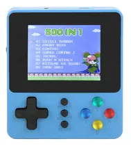 Console Portátil Game Box K5 de 3" com 500 Jogos - Azul (Inglês/Chinês)