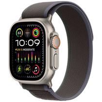 Apple Watch Ultra 2 49MM MRF63LZ/ A com Double Tap Gesture / Sirena de 86DB / Pulseira Trail Loop M/ L / Titanium Case - Blue/ Black