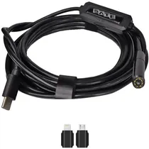Câmera Borescópio Articulada Satellite A-GL931 para Smartphone - Preto 1 Metro